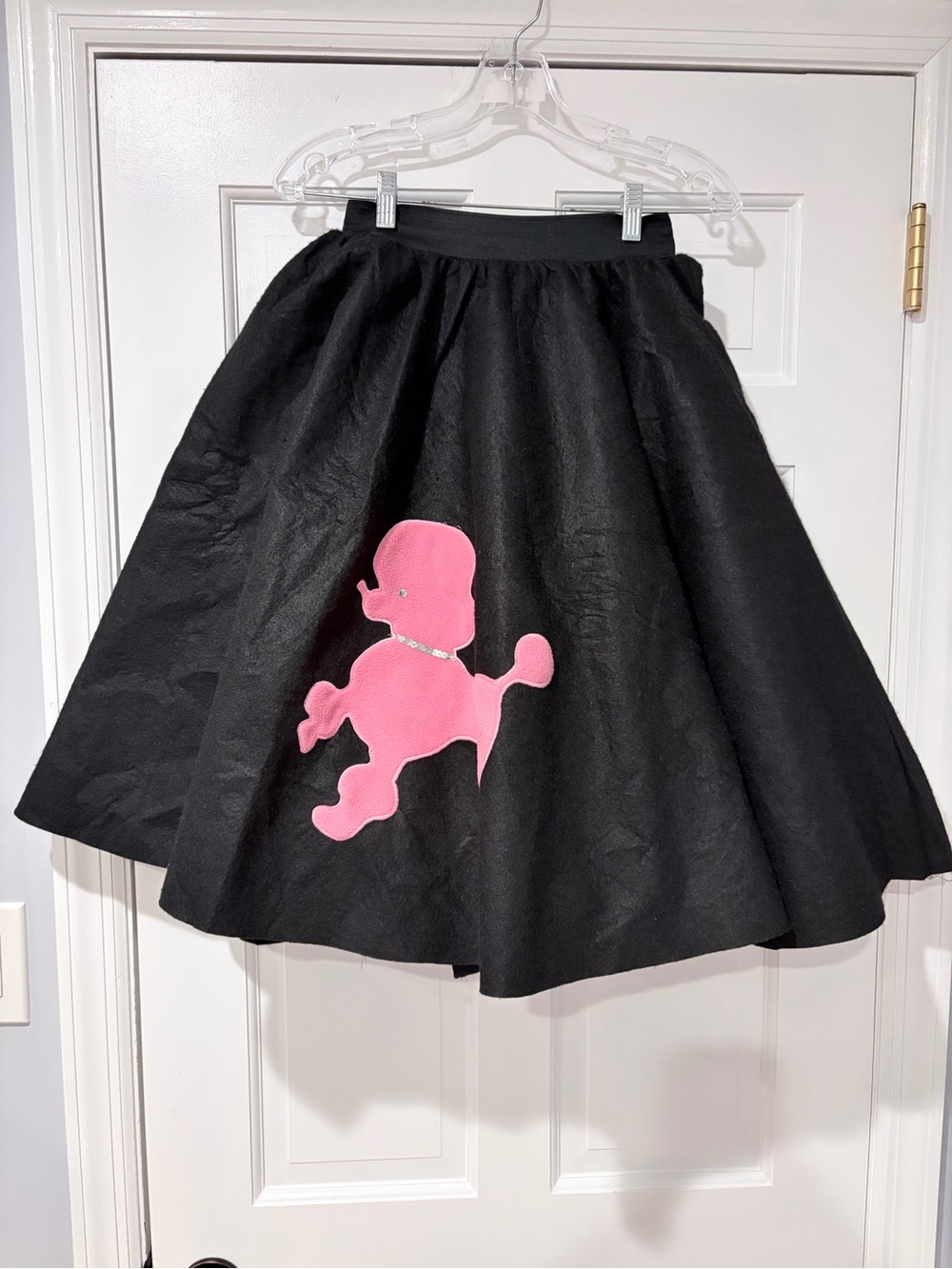 1950s Style Pink Poodle Circle Skirt Costume – Adult One Size